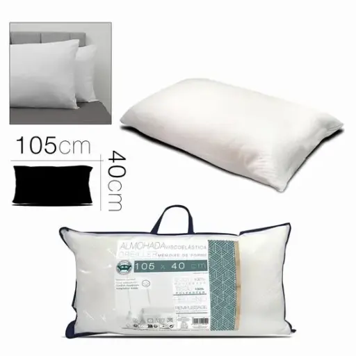 [19010] 130-Almohada Viscoelástica 105 x 40 cm *6*.