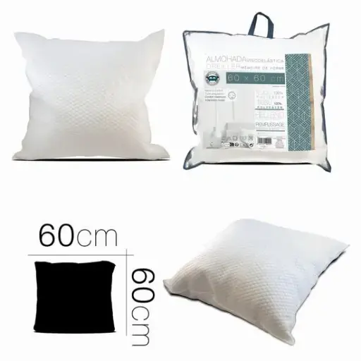 [19001] 130-Almohada Viscoelástica 60 x 60 cm *6*.