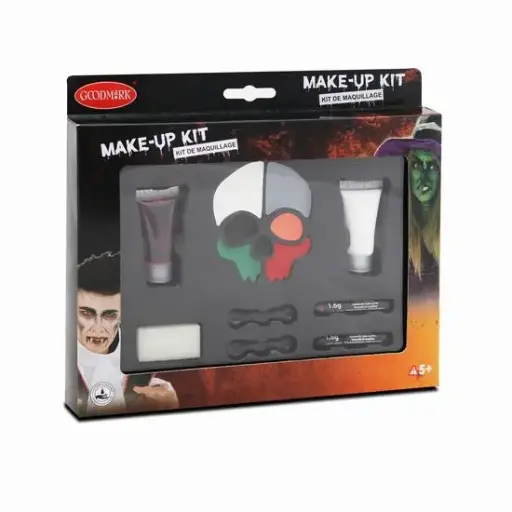 [12804] 154-Kit Maquillaje + Forma Calavera HALLOWEEN *72*.