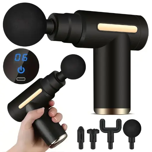 128-Pistola de Masaje Profesional Recargable *20*