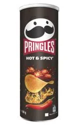 [12798] 150-Patatas Pringles Hot & Spicy 165G *19*.
